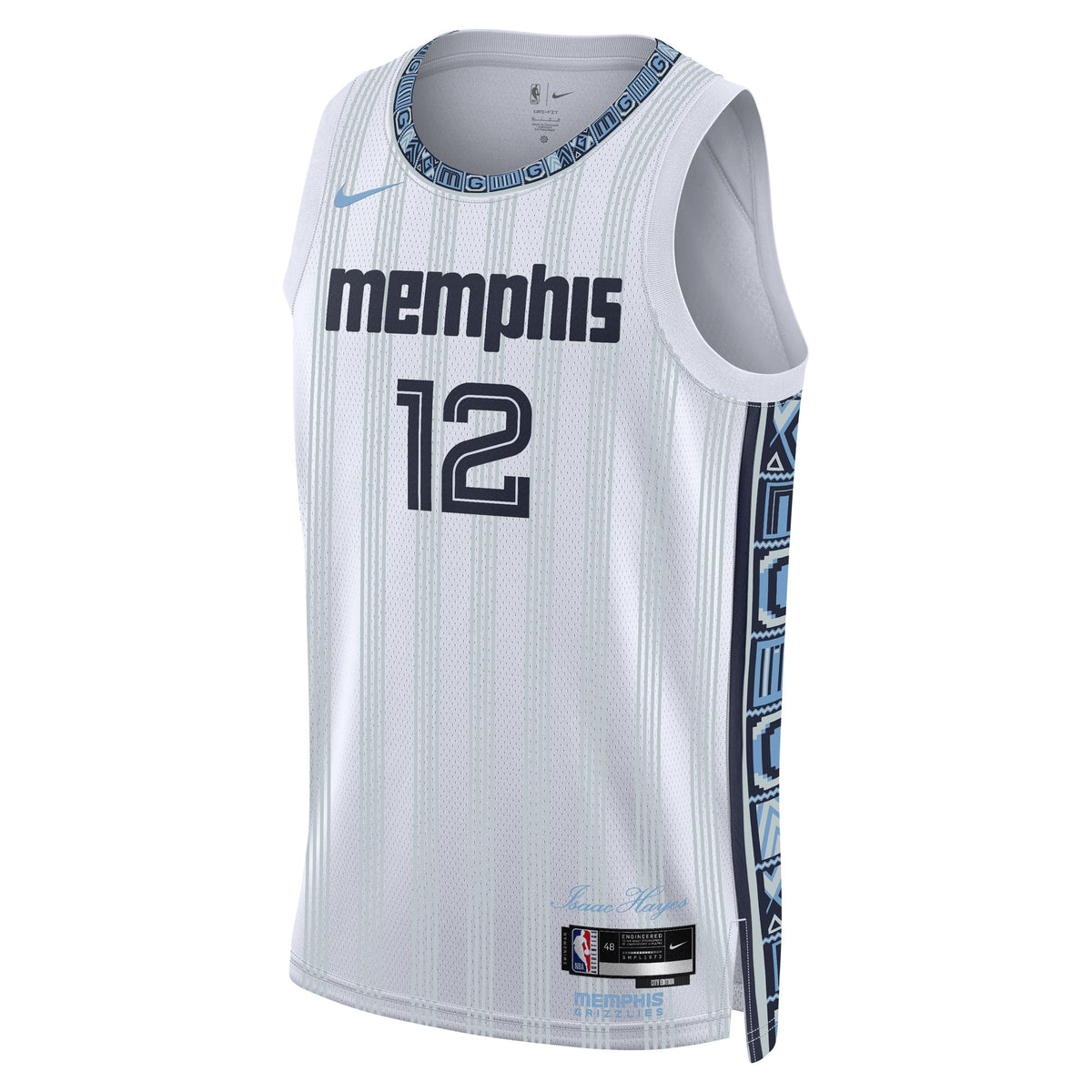 Ja Morant Memphis Grizzlies 2025/26 City Edition Swingman Basketball Jersey - Gray - Unisex