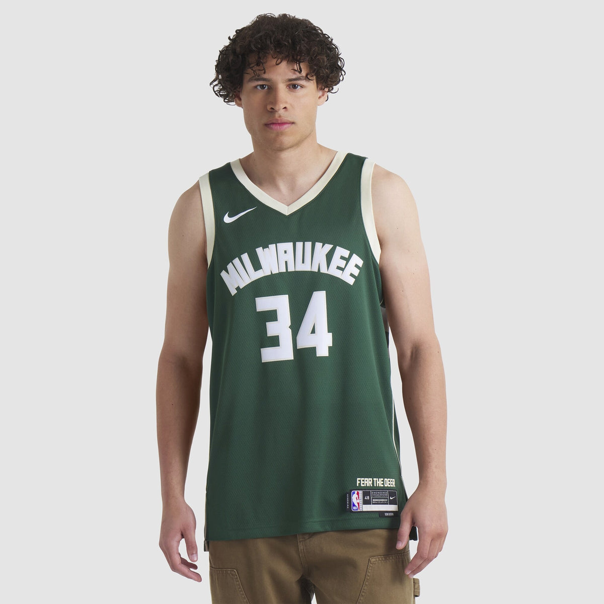 Giannis Antetokounmpo Milwaukee Bucks Swingman Icon Basketball Jersey