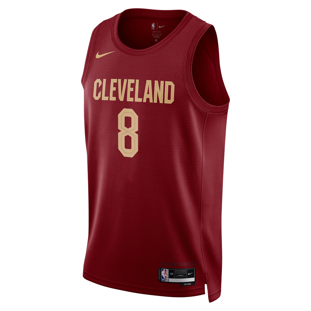 Dennis Schröder Cleveland Cavaliers Icon Edition Swingman Basketball Jersey - Wine - Unisex
