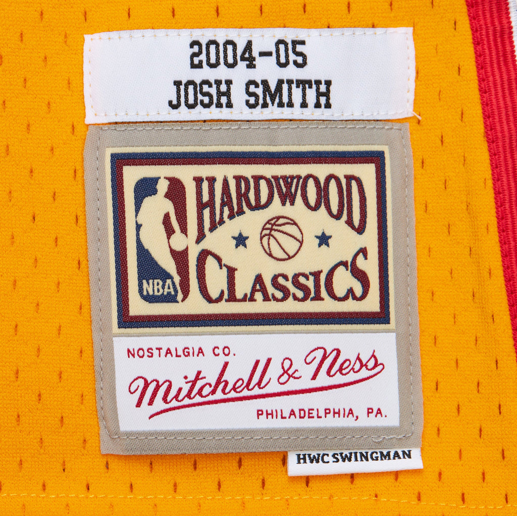 Josh Smith Atlanta Hawks 2004 Authentic Alternate Basketball Jersey - Yellow