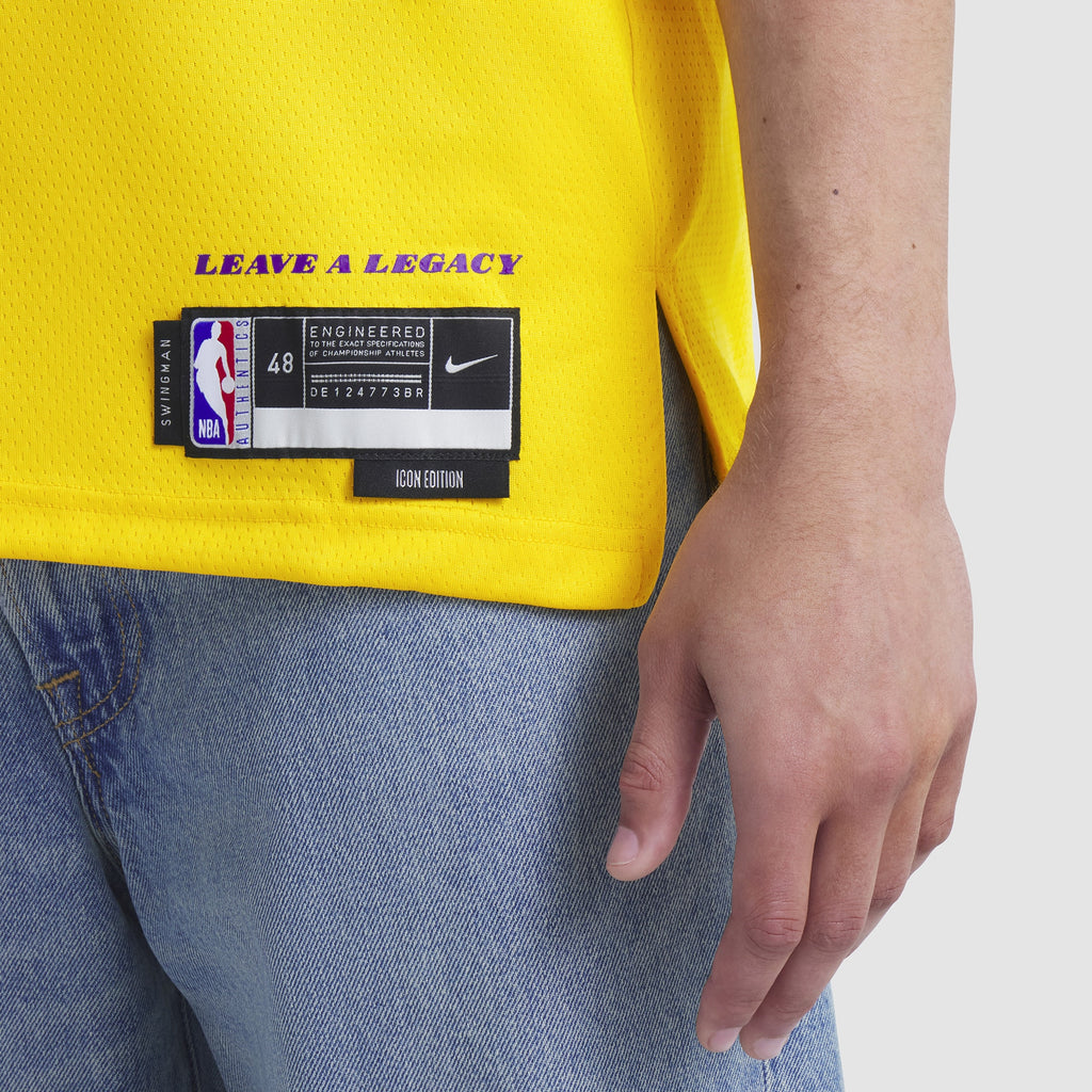 LeBron James Los Angeles Lakers Swingman Icon Basketball Jersey - Unisex