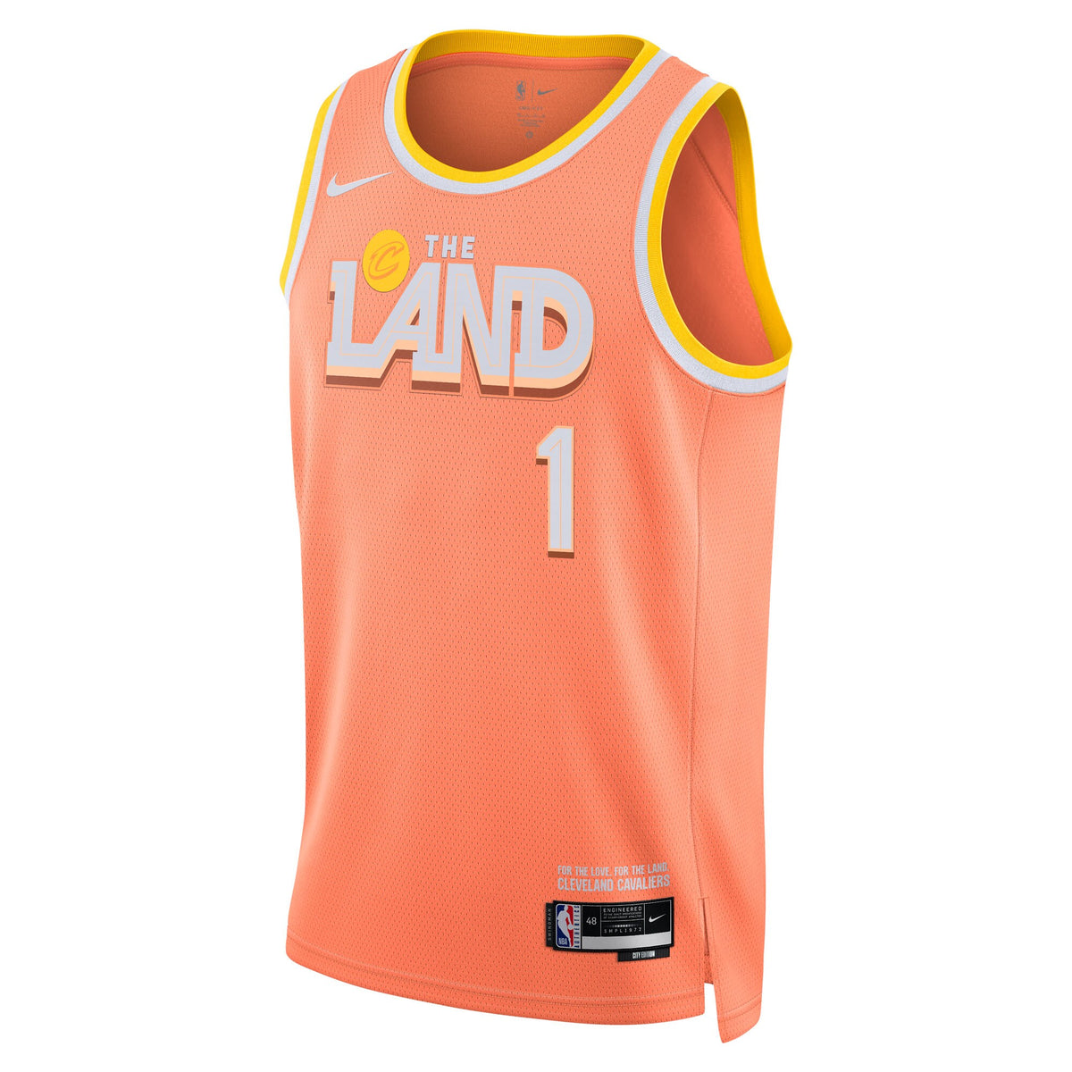 Max Strus Cleveland Cavaliers 2025/26 City Edition Swingman Basketball Jersey - Orange - Unisex