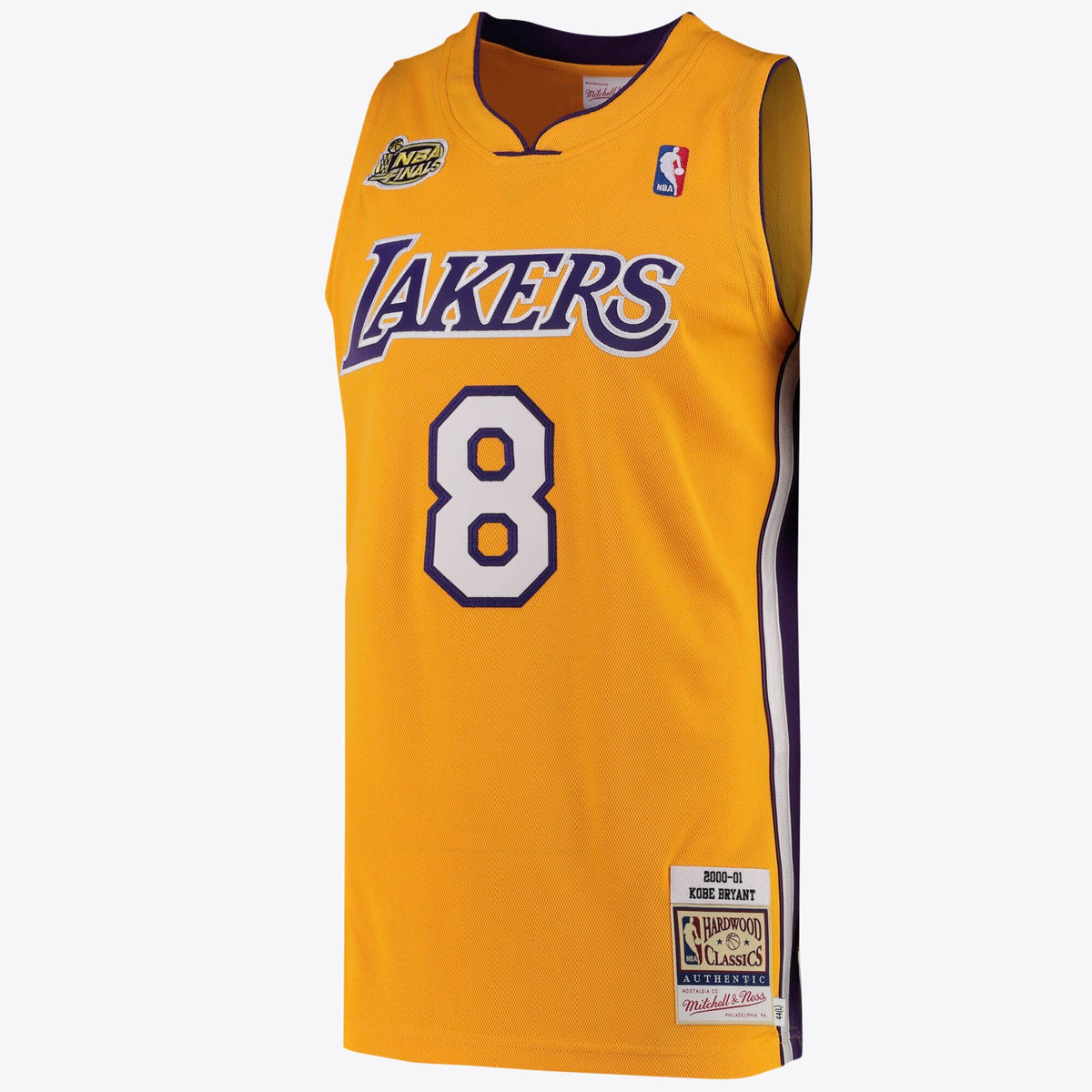 Kobe Bryant Los Angeles Lakers 2000 - 01 Hardwood Classics Authentic Basketball Jersey - Mens