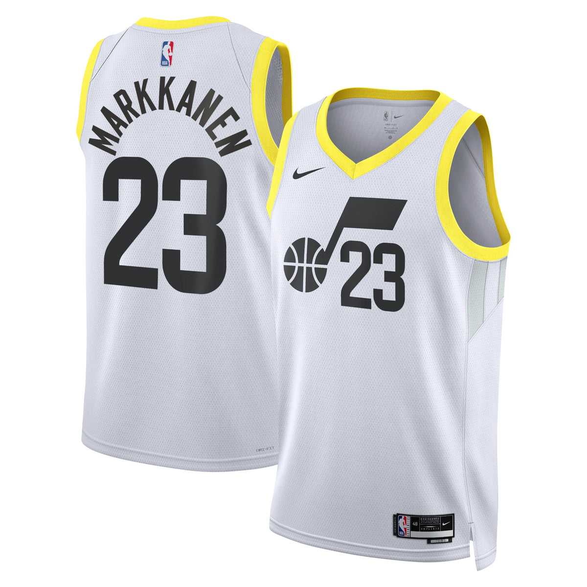 Lauri Markkanen Utah Jazz Association Edition Swingman Basketball Jersey - White - Unisex