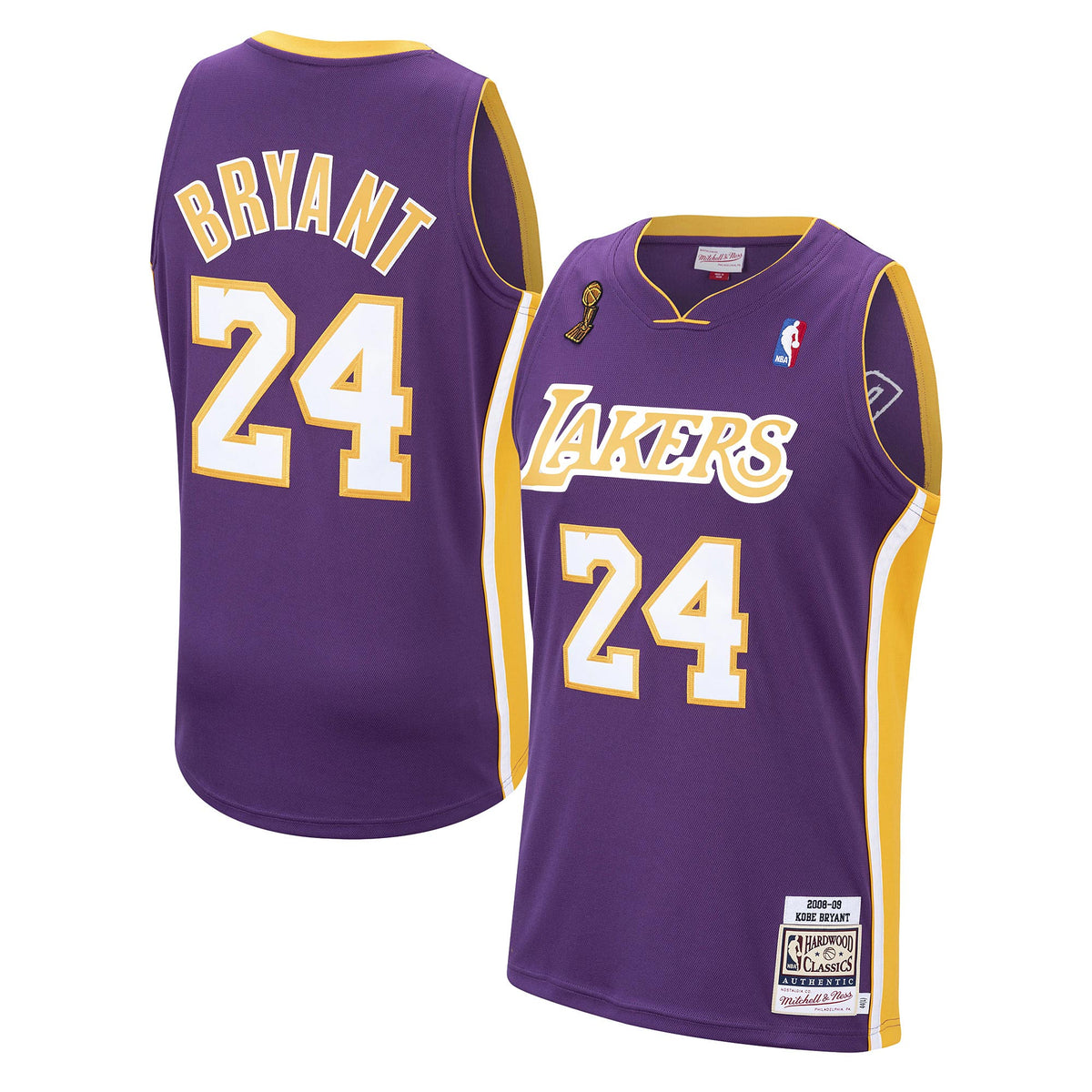 Kobe Bryant Los Angeles Lakers 2008 Authentic Road Basketball Jersey - Purple - Mens