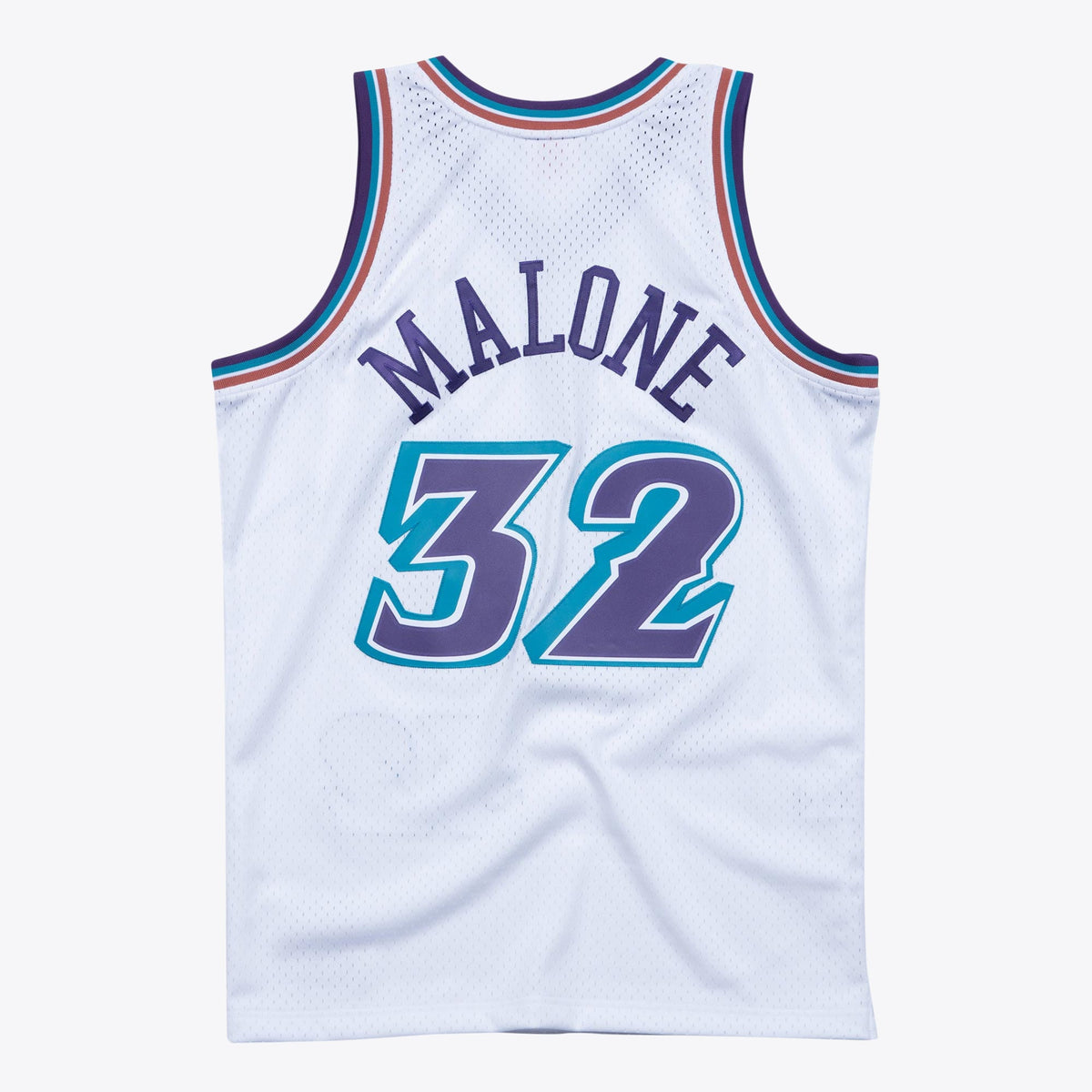 Karl Malone Utah Jazz 1996 Hardwood Classics Swingman Basketball Jersey - White - Mens