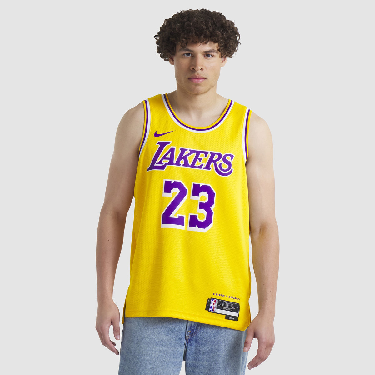 LeBron James Los Angeles Lakers Swingman Icon Basketball Jersey - Unisex