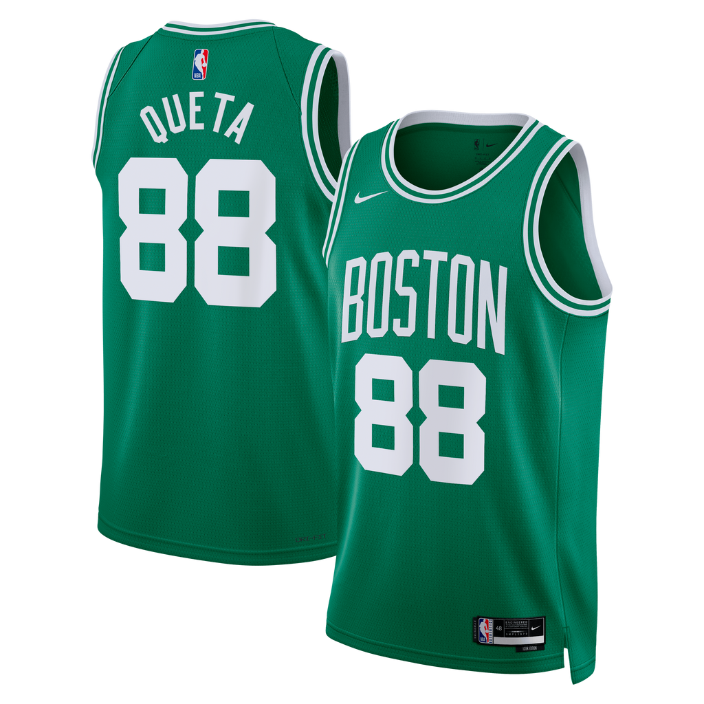 Neemias Queta Boston Celtics Icon Edition Swingman Basketball Jersey - Kelly Green - Unisex