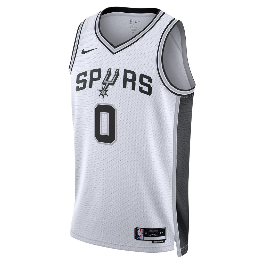 Keldon Johnson San Antonio Spurs Association Edition Swingman Basketball Jersey - White - Unisex