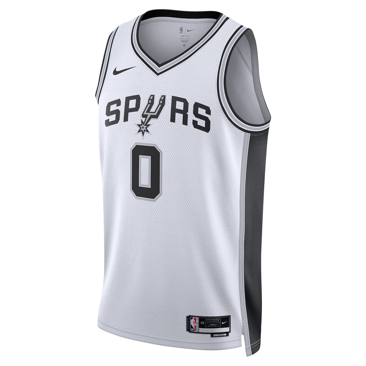 Keldon Johnson San Antonio Spurs Association Edition Swingman Basketball Jersey - White - Unisex