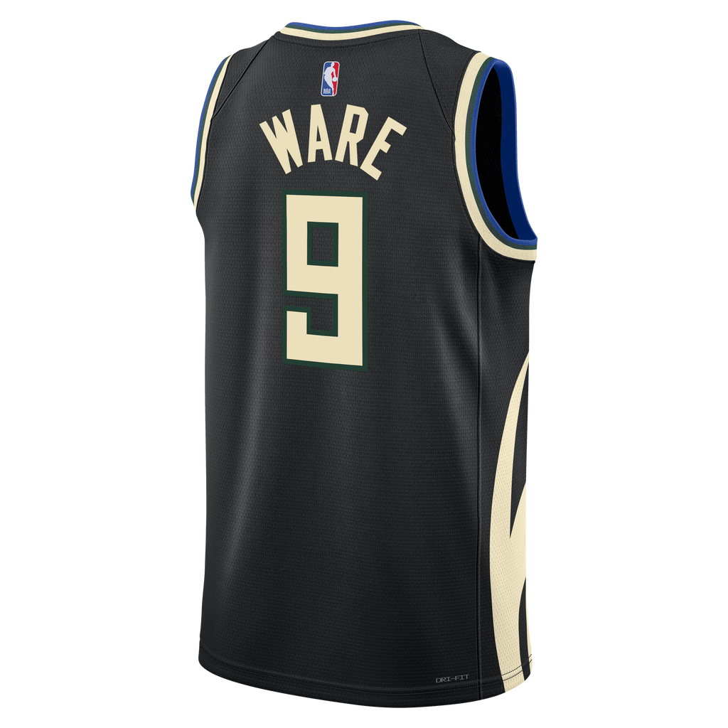 Kel'el Ware Milwaukee Bucks Statement Edition Swingman Basketball Jersey - Hunter Green - Unisex