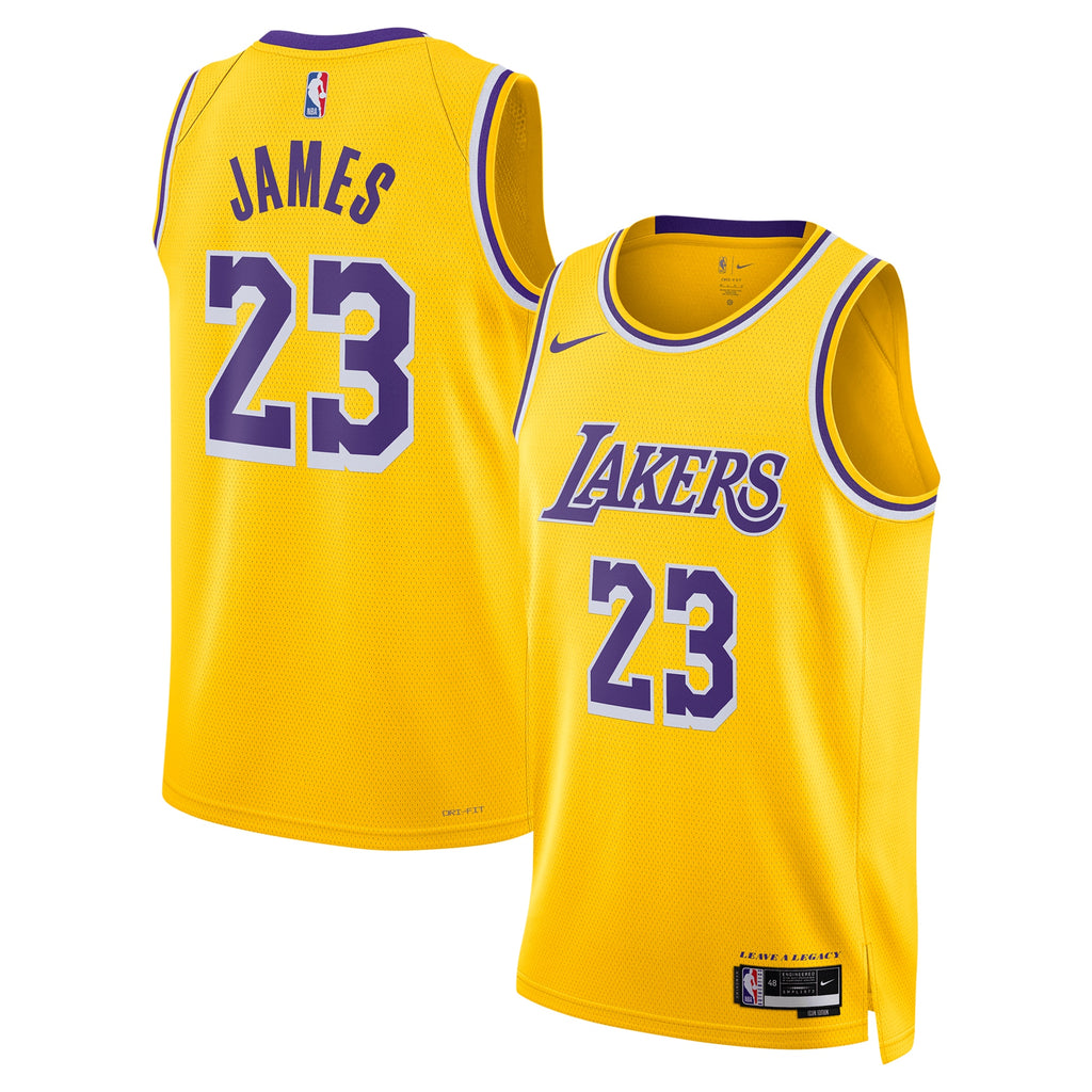 LeBron James Los Angeles Lakers Swingman Icon Basketball Jersey - Unisex