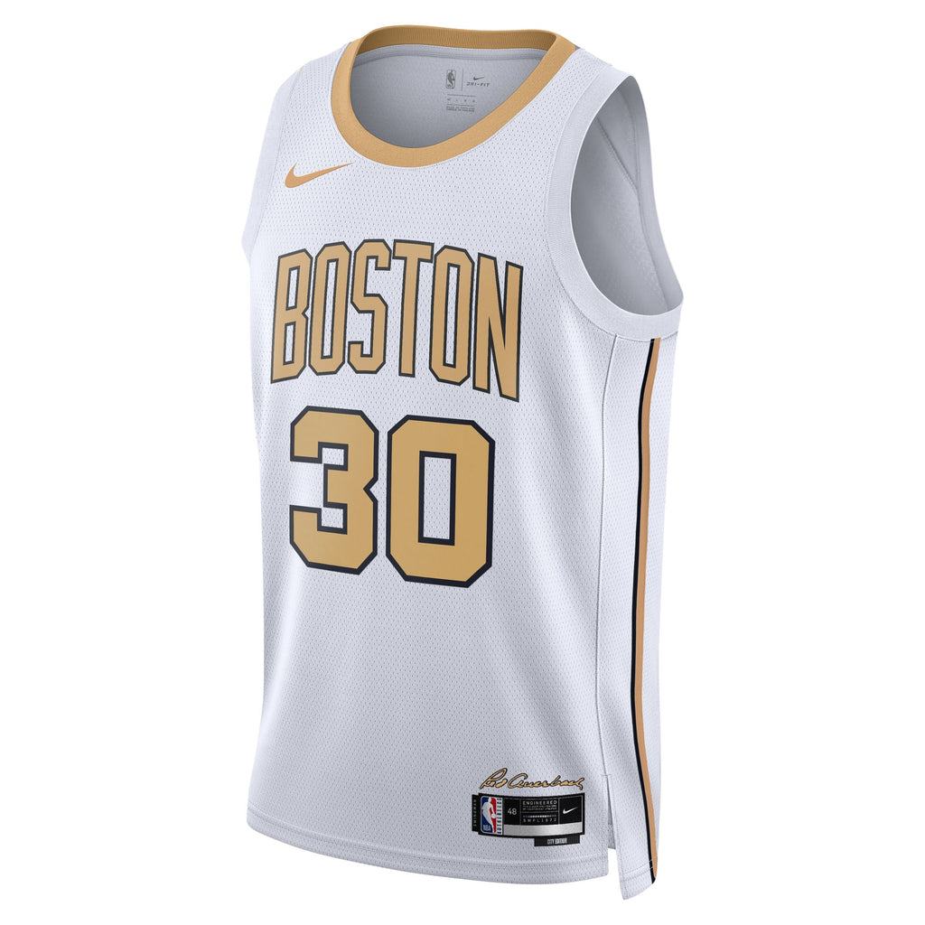 Sam Hauser Boston Celtics 2025/26 City Edition Swingman Basketball Jersey - White - Unisex