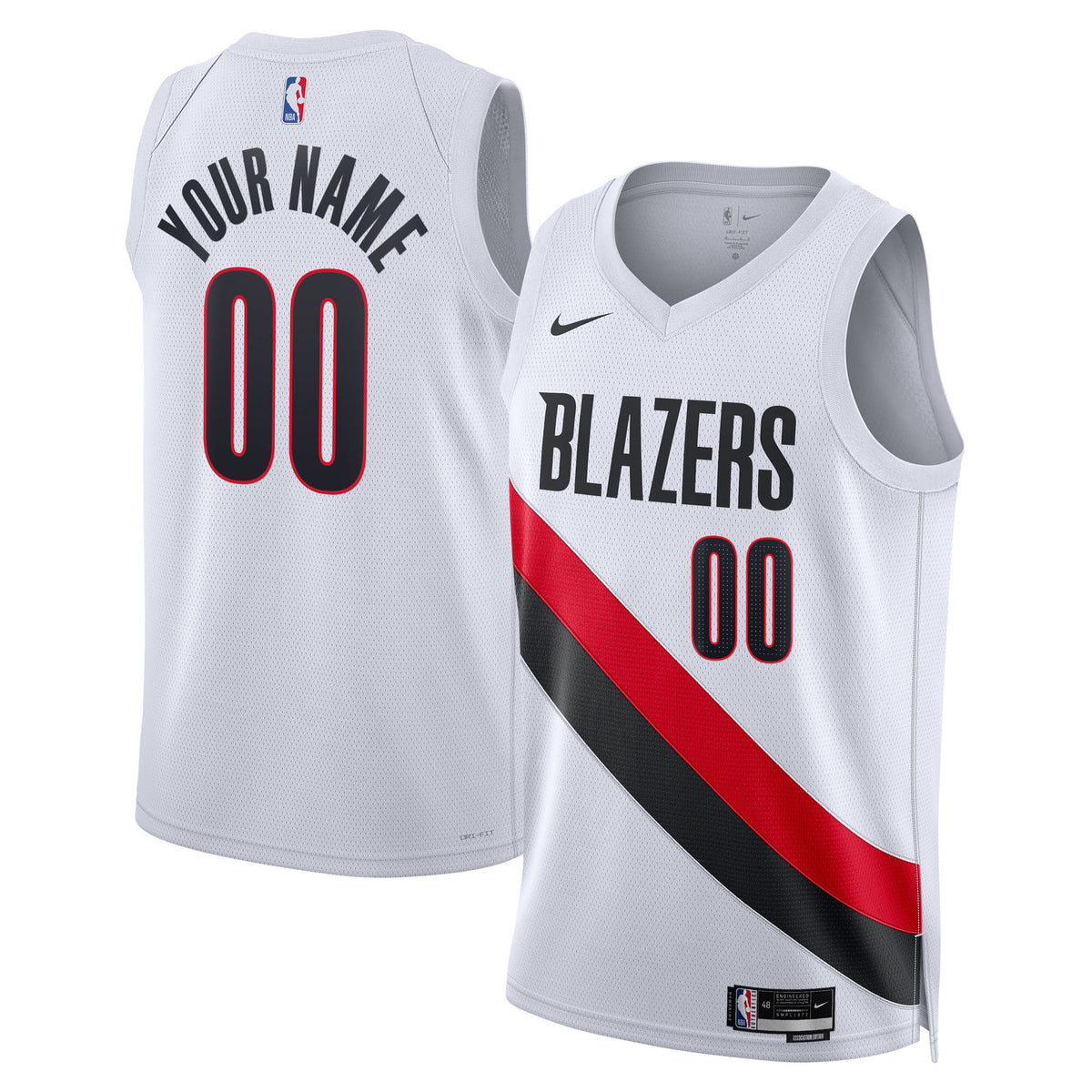 Portland Trail Blazers Replica Swingman Association Basketball Jersey - Unisex