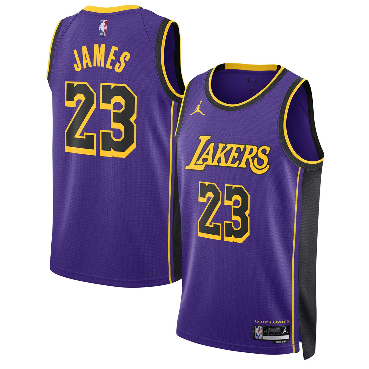 LeBron James Los Angeles Lakers Statement Edition Swingman Basketball Jersey - Unisex
