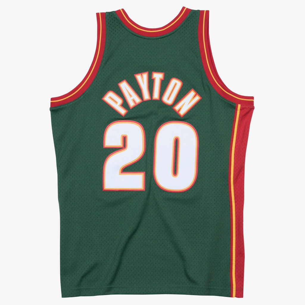 Gary Payton Seattle Supersonics 1995 - 96 Swingman Road Basketball Jersey