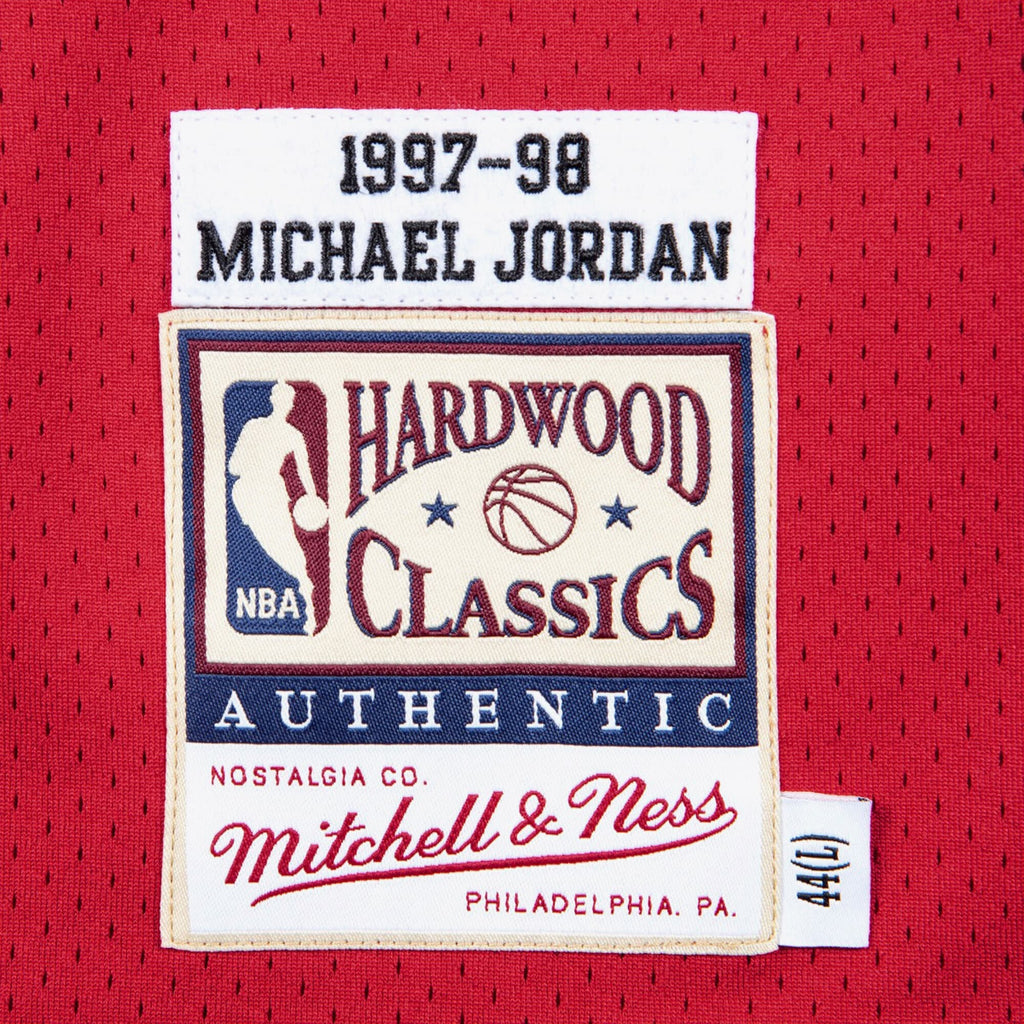 Michael Jordan Chicago Bulls 1997 - 98 Finals Authentic Road Basketball Jersey