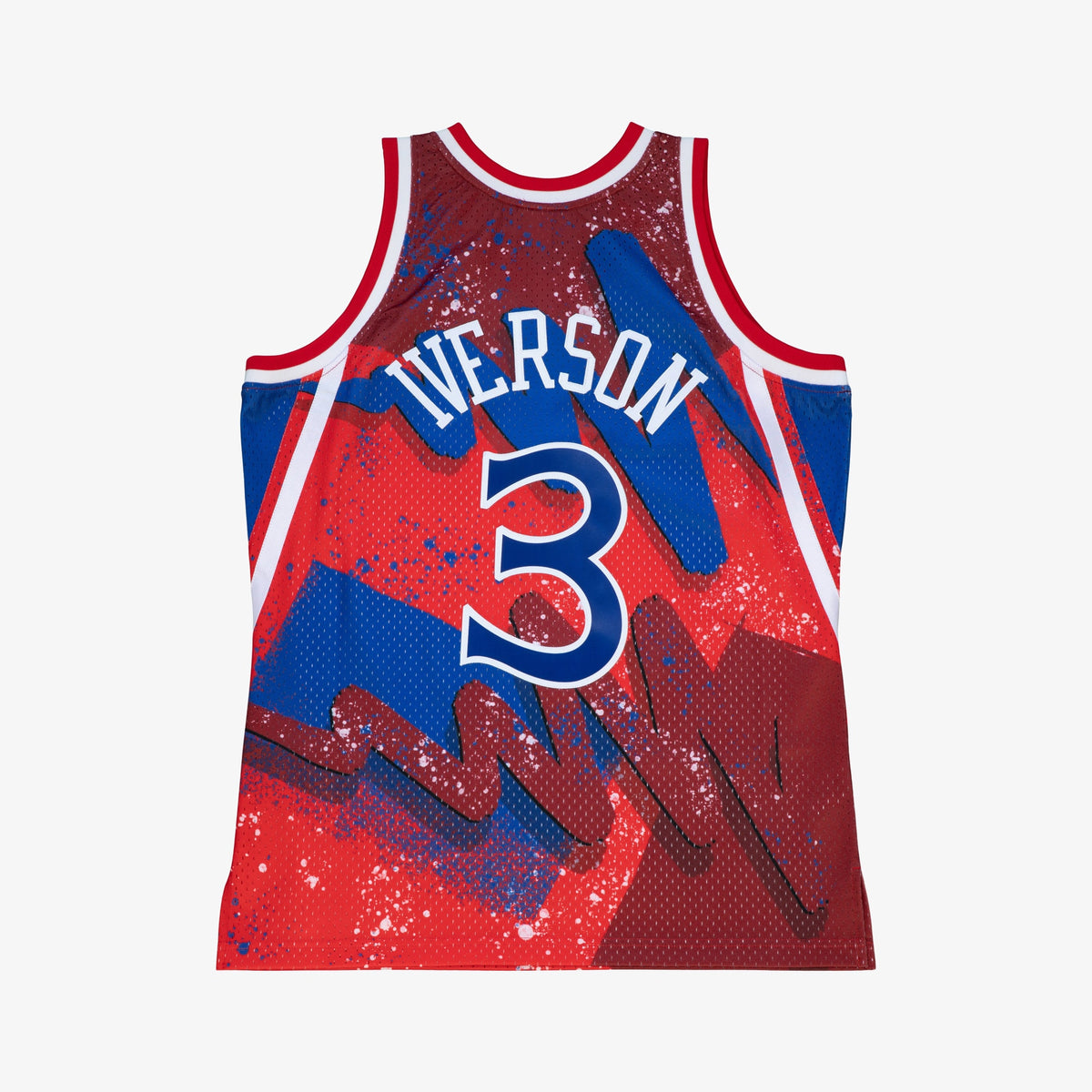 Allen Iverson Philadelphia 76ers 1996 Hyper Hoops Swingman Basketball Jersey - Scarlet