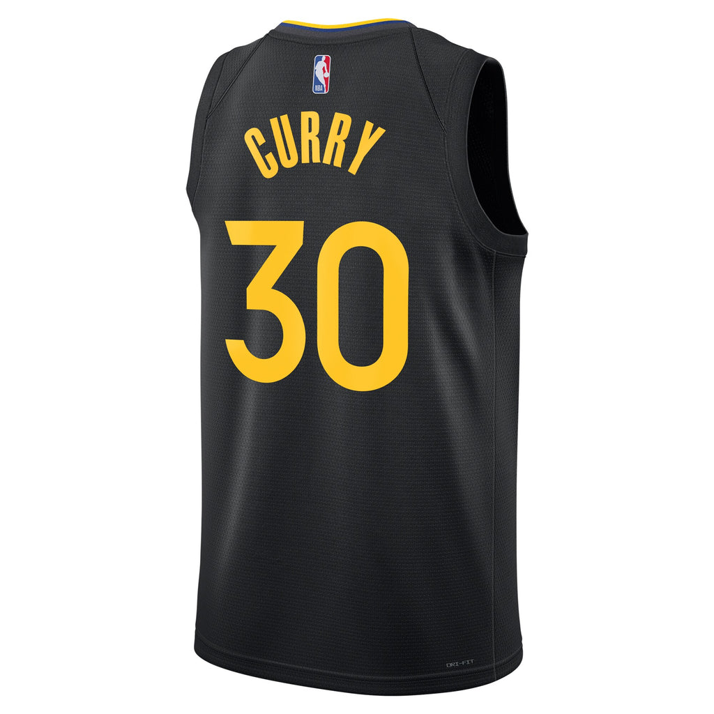 Stephen Curry Golden State Warriors 2024/25 Statement Edition Swingman Basketball Jersey - Black - Unisex