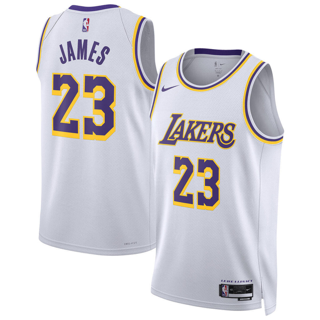 LeBron James Los Angeles Lakers Swingman Association Basketball Jersey - Unisex