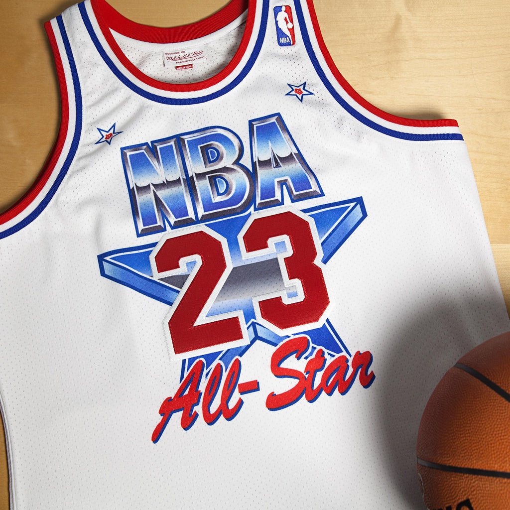 Michael Jordan Chicago Bulls 1991 All - Star East Authentic Basketball Jersey - White - Mens