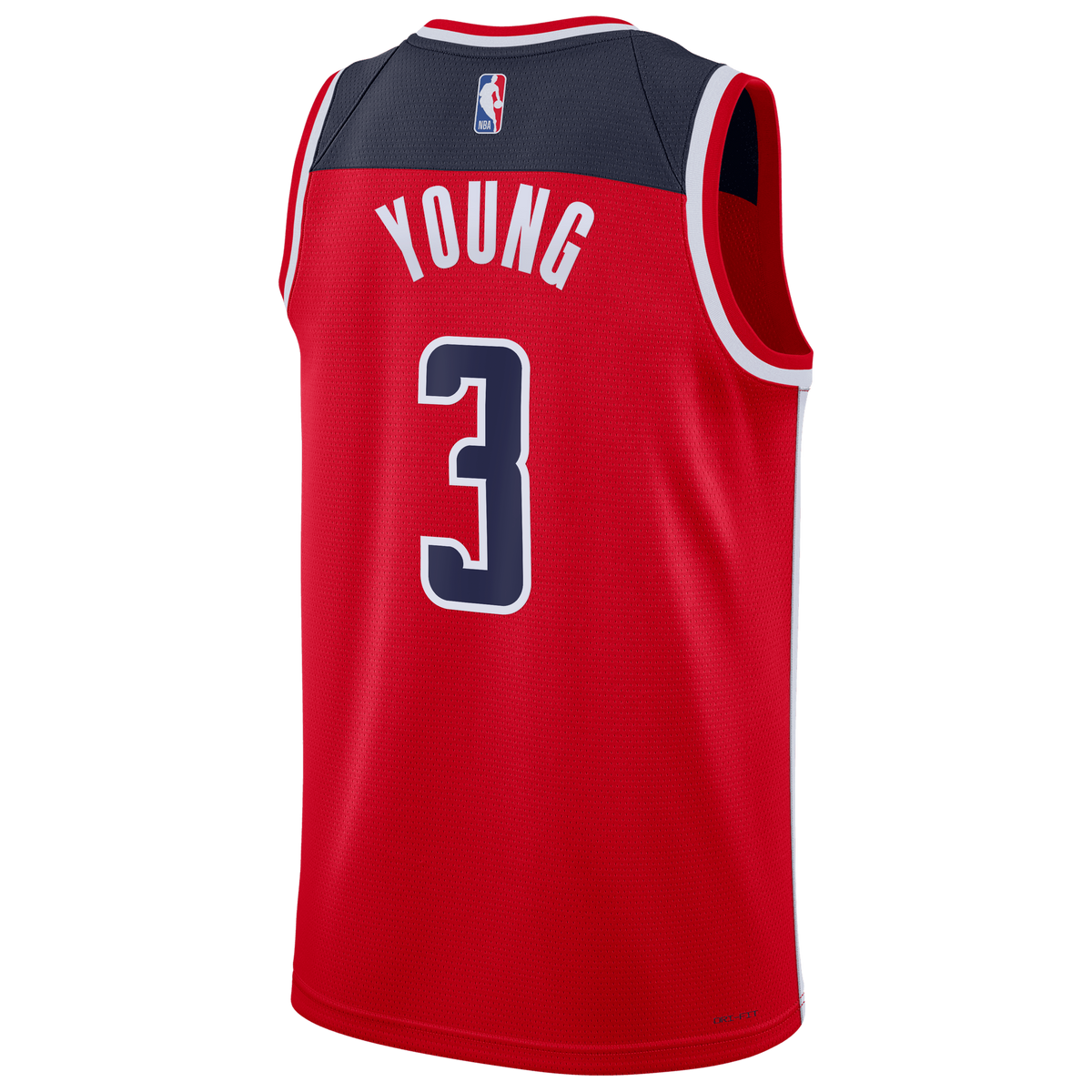 Trae Young Washington Wizards Icon Edition Swingman Basketball Jersey - Red - Unisex