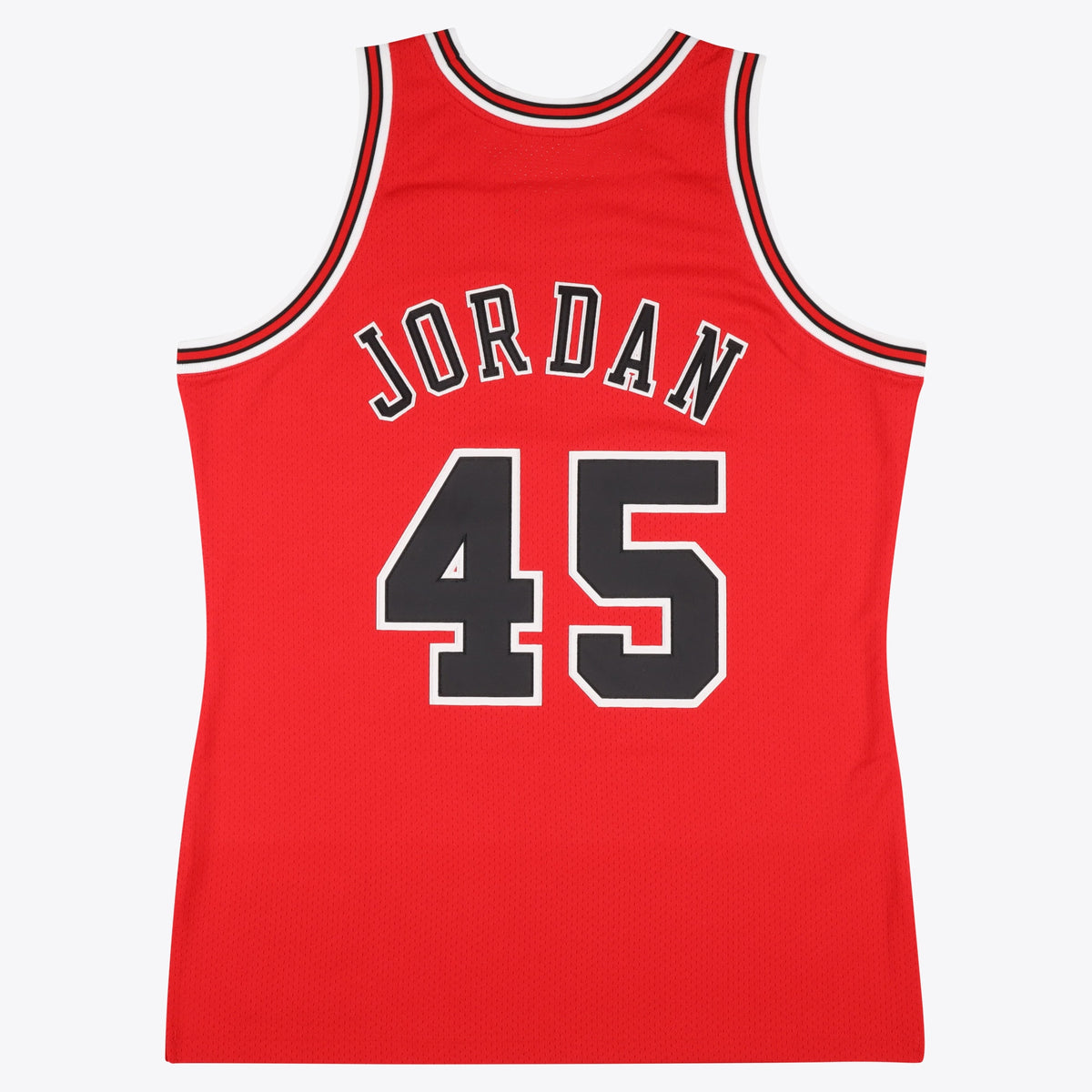 Michael Jordan Chicago Bulls 1994 - 95 Authentic Road Basketball Jersey - Red - Mens