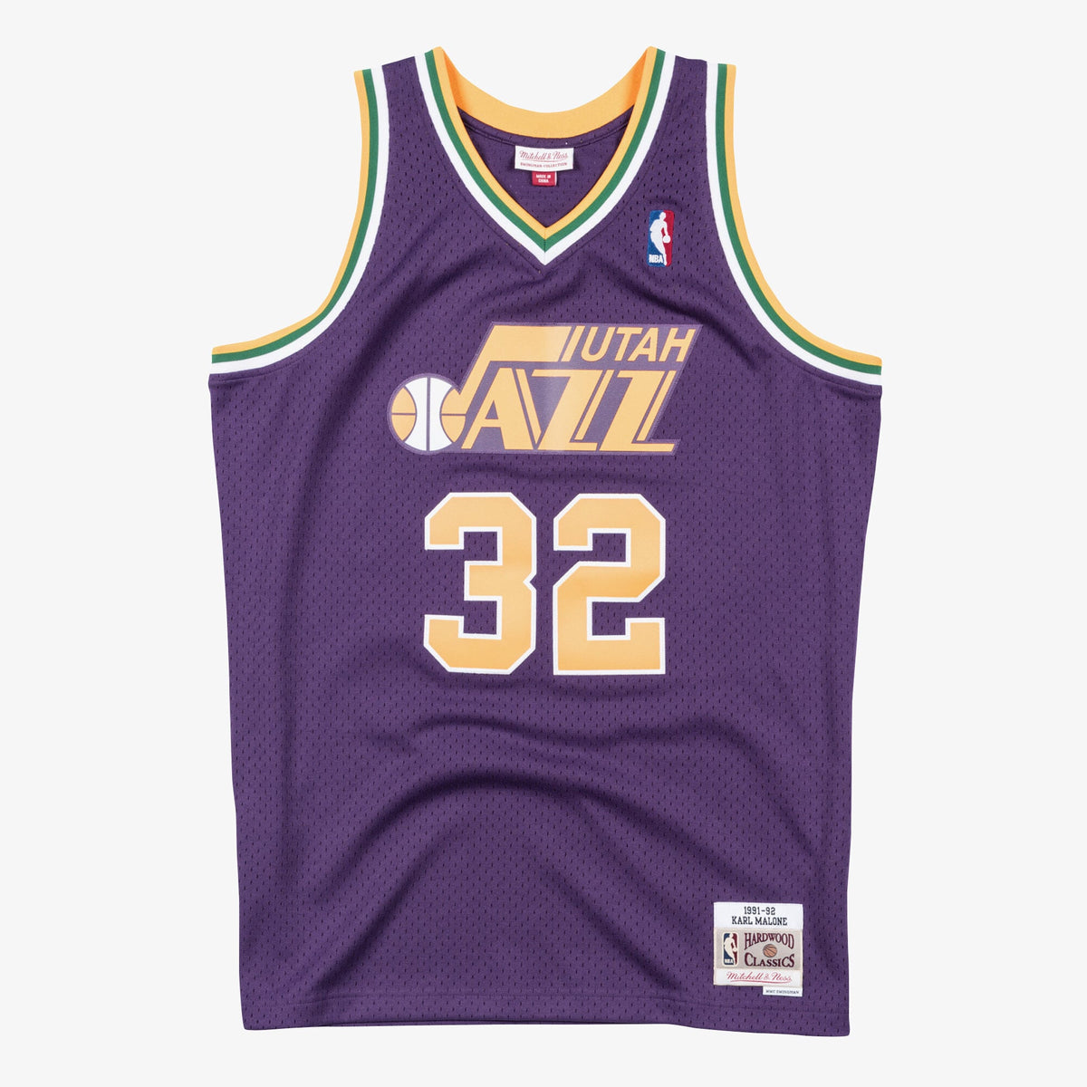 Karl Malone Utah Jazz 1991 - 92 Swingman Basketball Jersey