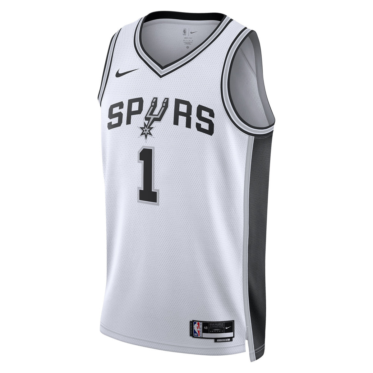 Victor Wembanyama San Antonio Spurs Association Edition Swingman Basketball Jersey - White - Unisex