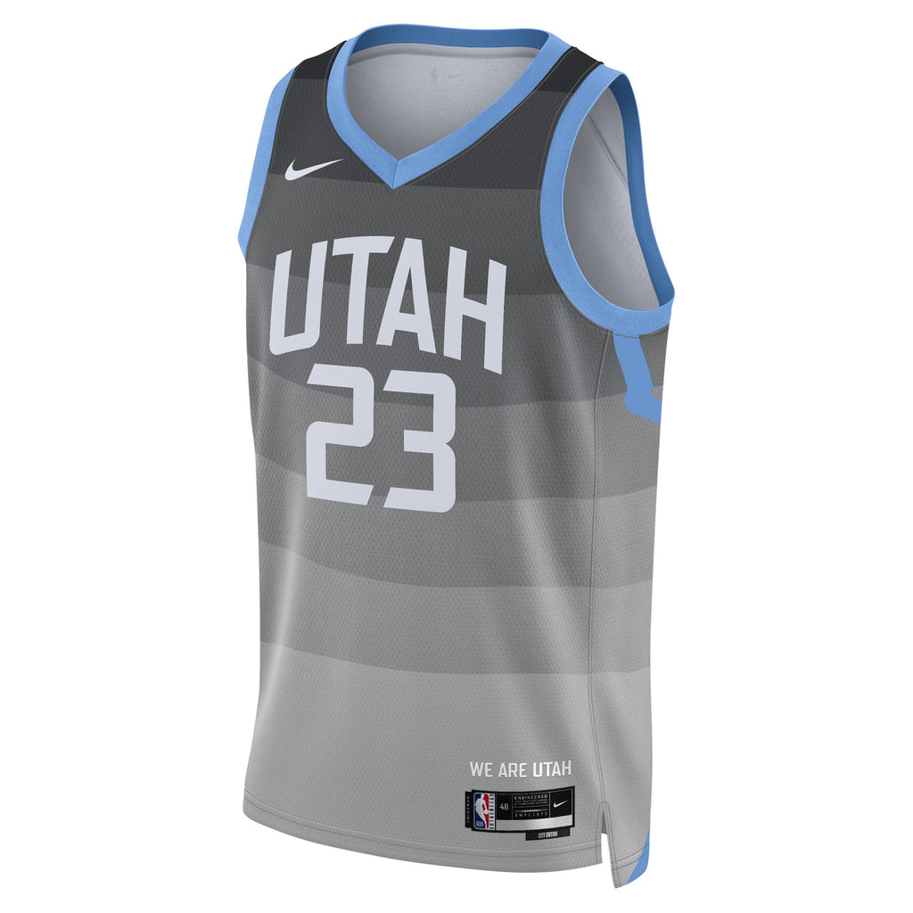 Lauri Markkanen Utah Jazz 2025/26 City Edition Swingman Basketball Jersey - Gray - Unisex