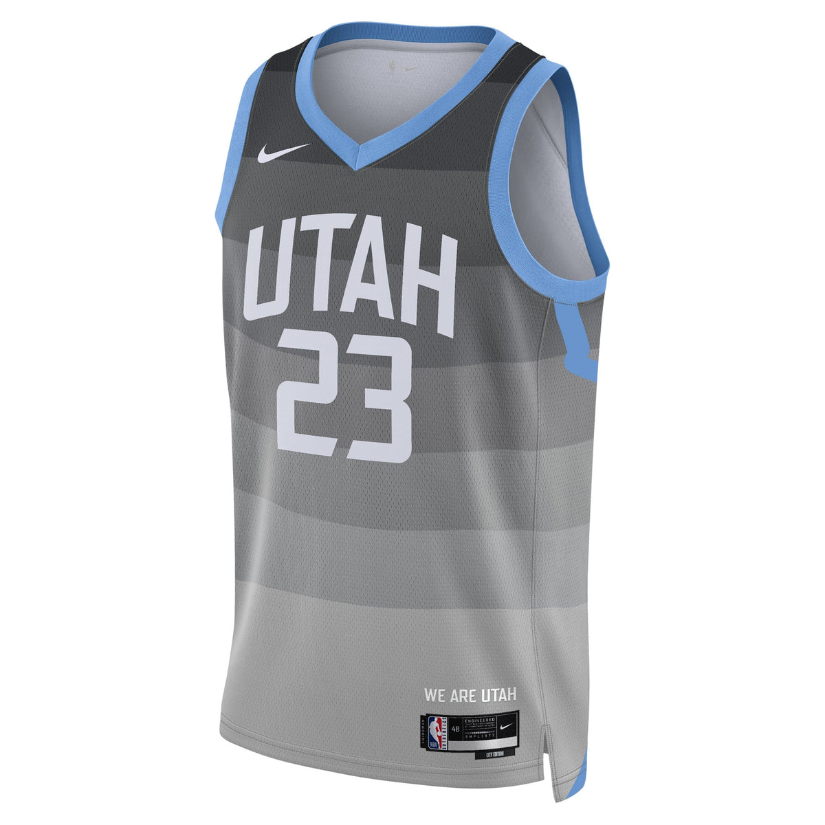 Lauri Markkanen Utah Jazz 2025/26 City Edition Swingman Basketball Jersey - Gray - Unisex