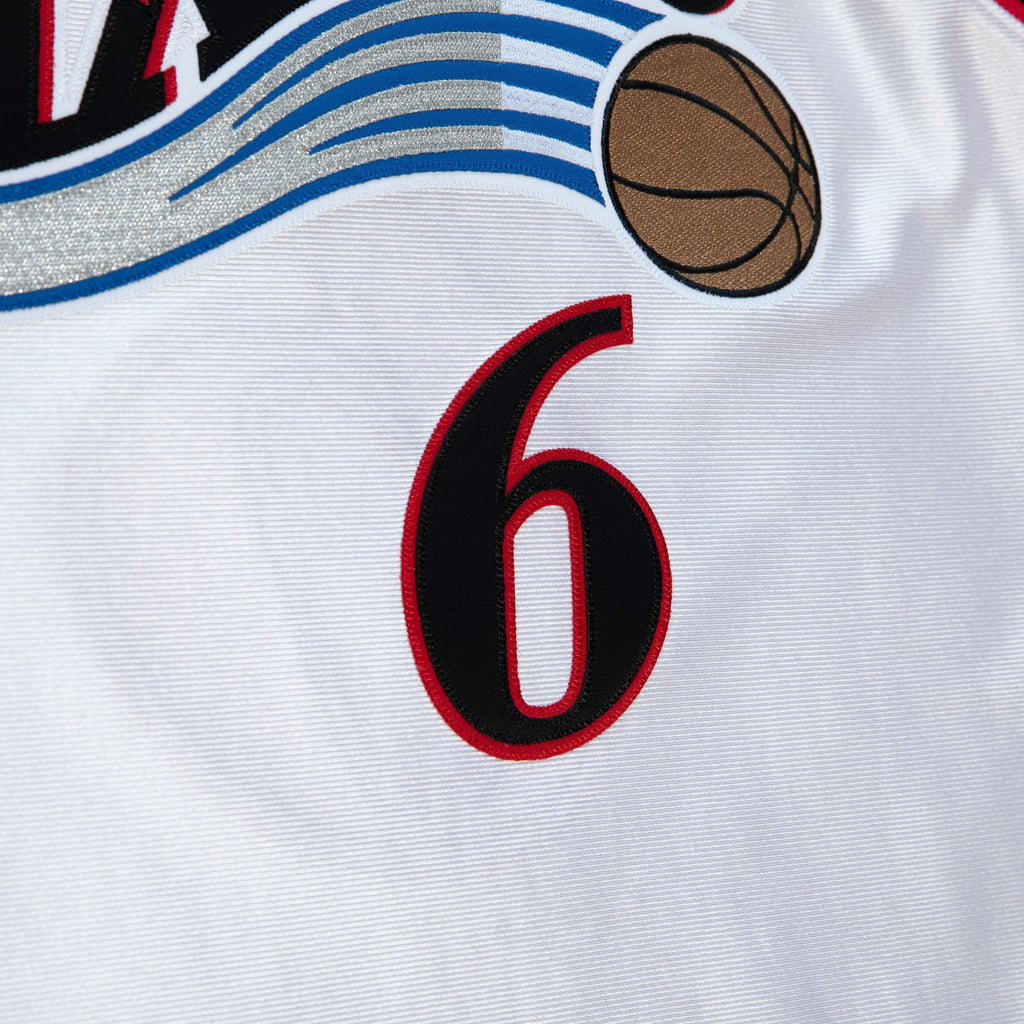 Allen Iverson Philadelphia 76ers 2002 All - Star East Authentic Basketball Jersey - White