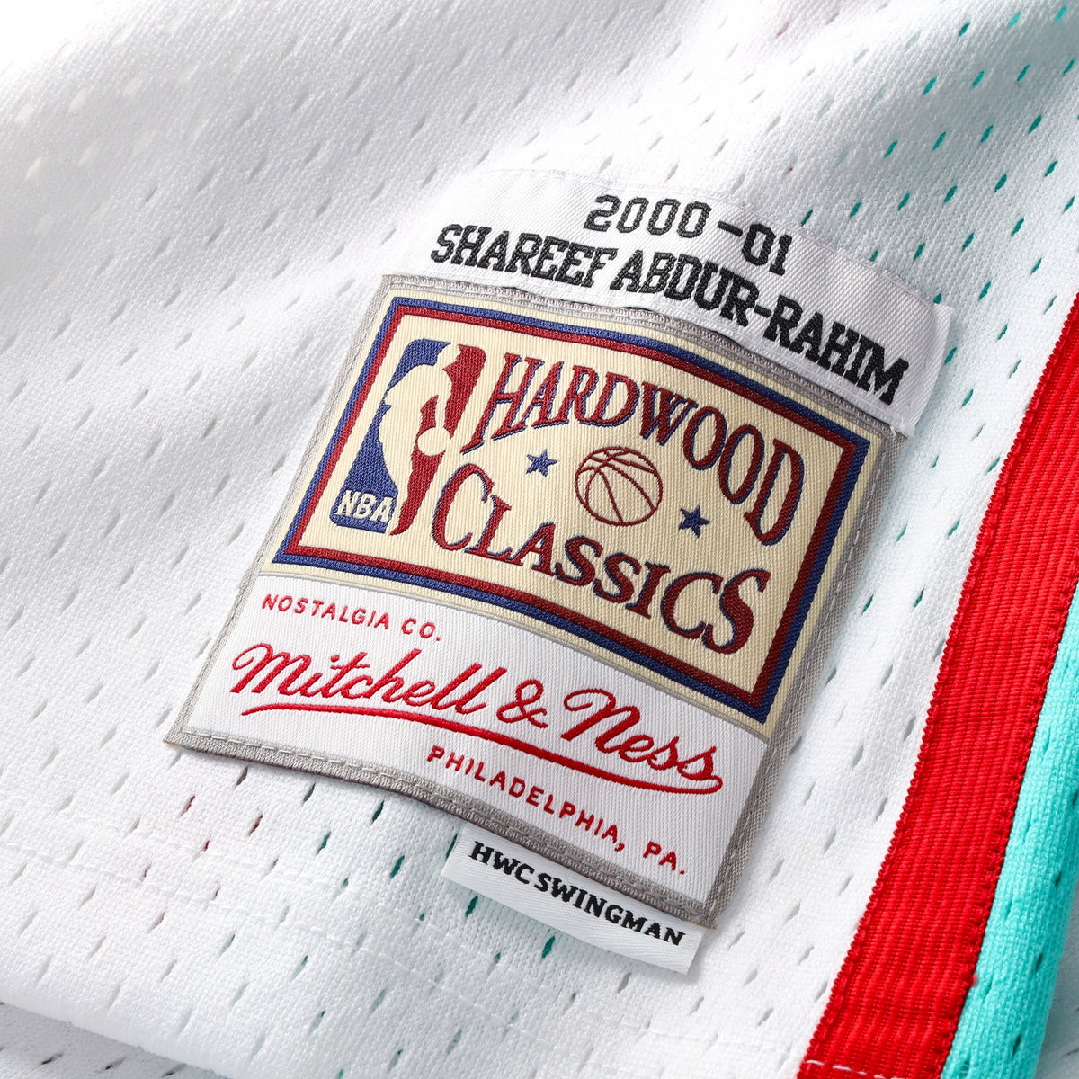 Shareef Abdur - Rahim Vancouver Grizzlies 2000 Authentic Swingman Basketball Jersey - White