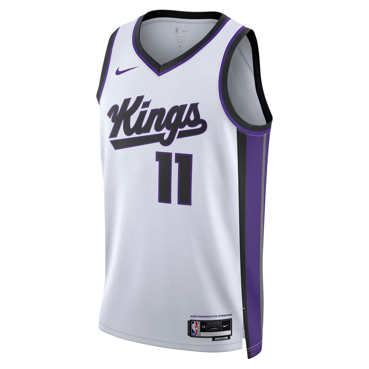 Domantas Sabonis Sacramento Kings Association Edition Swingman Basketball Jersey - White - Unisex