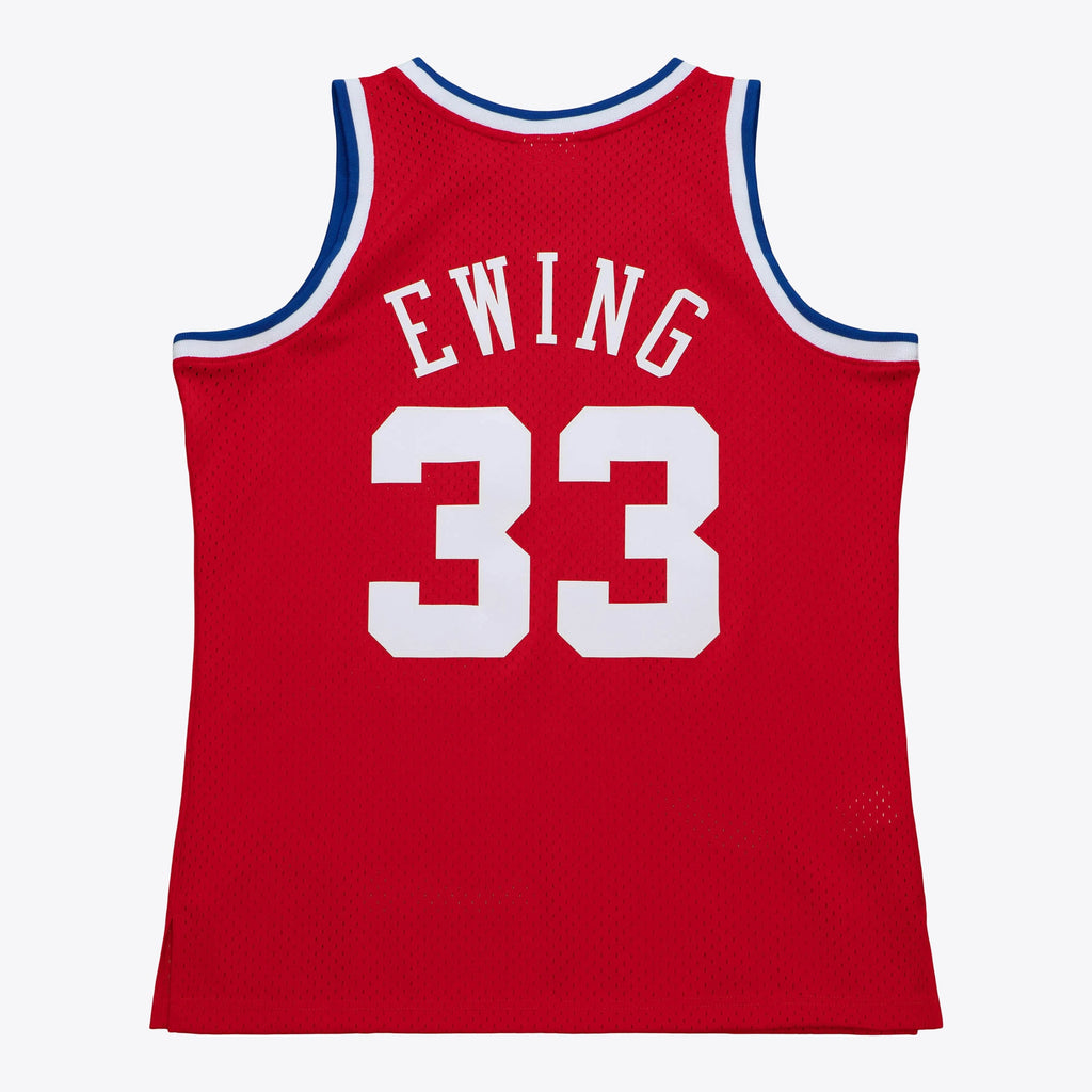 Patrick Ewing New York Knicks 1989 All - Star Authentic Swingman Basketball Jersey - Scarlet