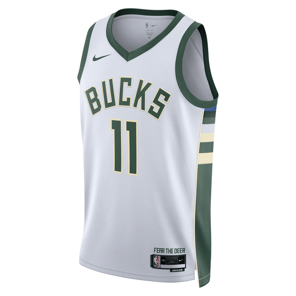 Tyler Herro Milwaukee Bucks Association Edition Swingman Basketball Jersey - White - Unisex