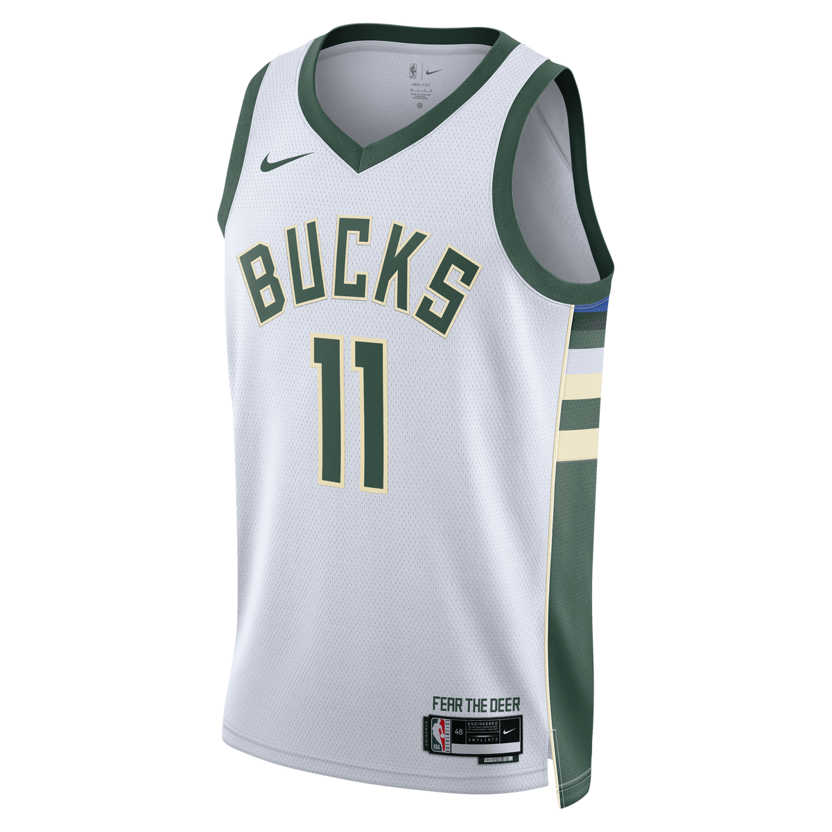 Tyler Herro Milwaukee Bucks Association Edition Swingman Basketball Jersey - White - Unisex