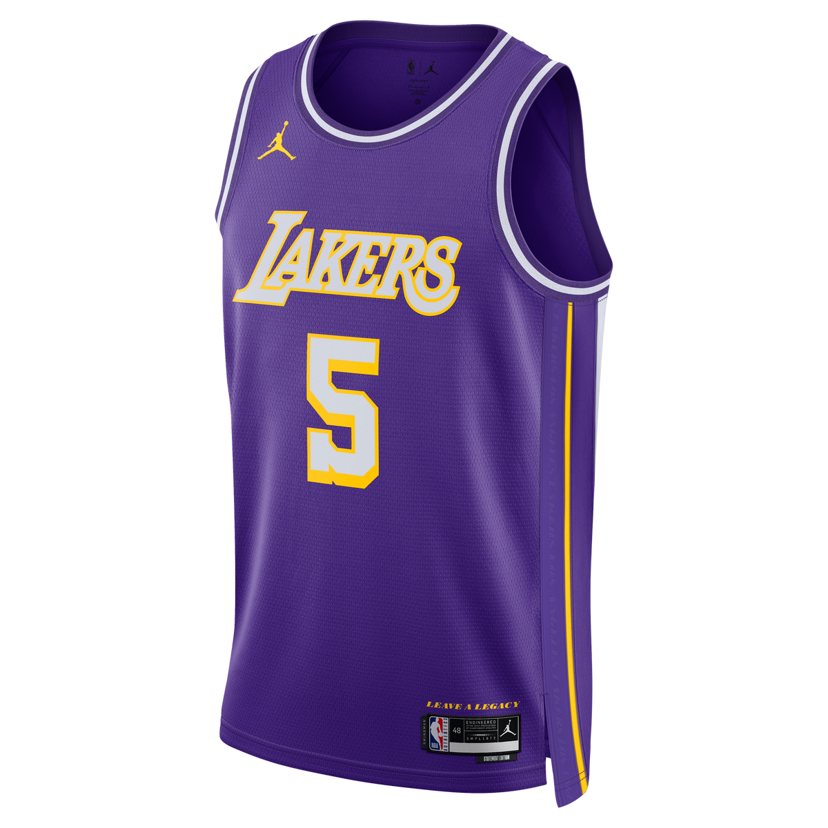 Quentin Grimes Los Angeles Lakers Statement Edition Basketball Jersey - Purple - Unisex