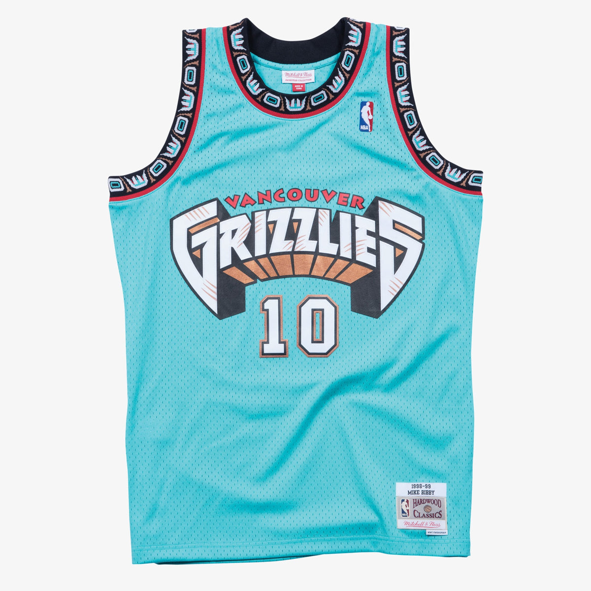Mike Bibby Vancouver Grizzlies 1998 - 89 Swingman Basketball Jersey