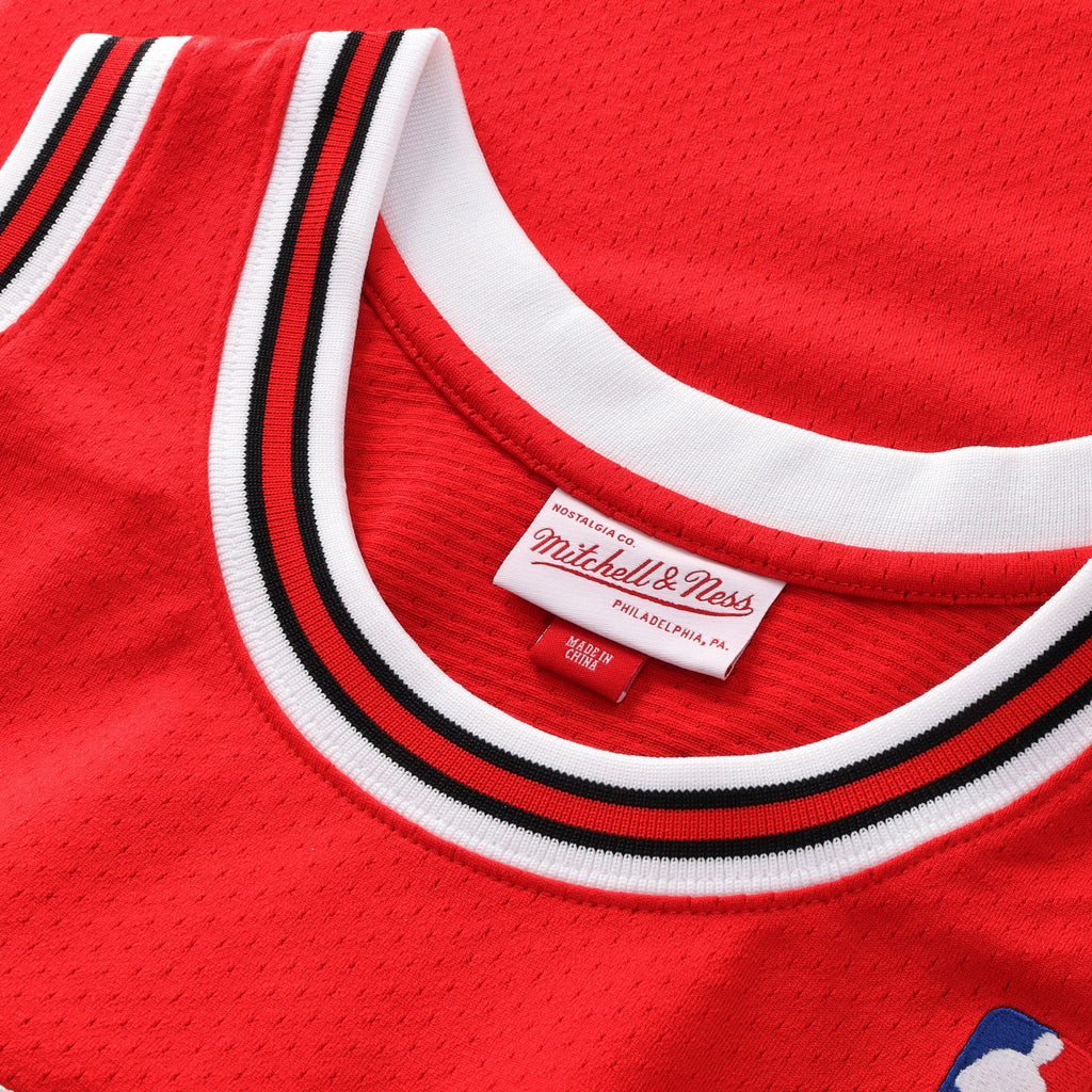 Michael Jordan Chicago Bulls 1994 - 95 Authentic Road Basketball Jersey - Red - Mens