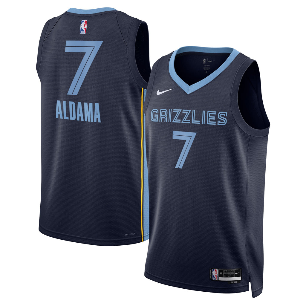 Santi Aldama Memphis Grizzlies Icon Edition Swingman Basketball Jersey - Navy - Unisex