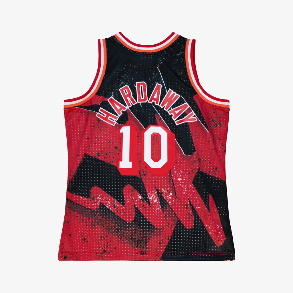 Tim Hardaway Miami Heat 1996 Hyper Hoops Swingman Basketball Jersey - Scarlet