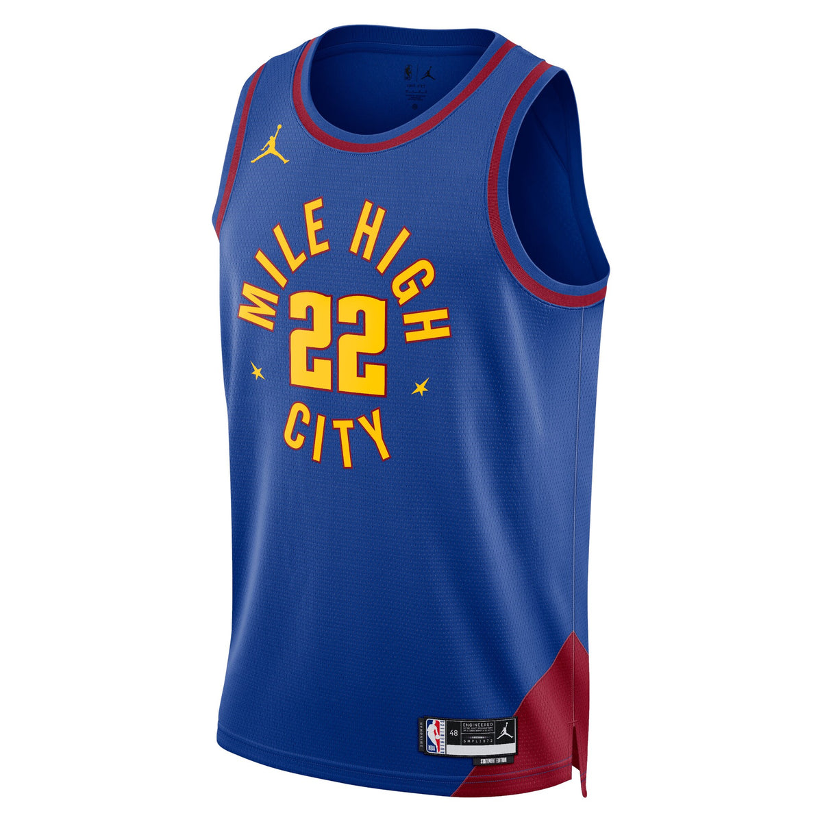Zeke Nnaji Denver Nuggets Statement Edition Swingman Basketball Jersey - Blue - Unisex