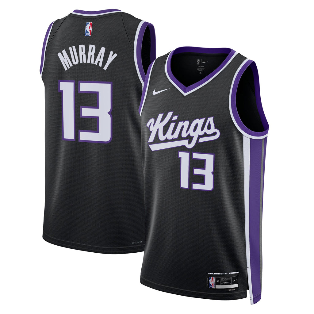 Keegan Murray Sacramento Kings Icon Edition Swingman Basketball Jersey - Black - Unisex