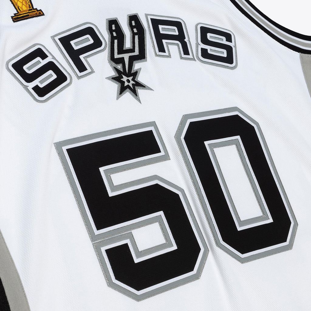 David Robinson San Antonio Spurs 2002 Finals Authentic Home Basketball Jersey - White