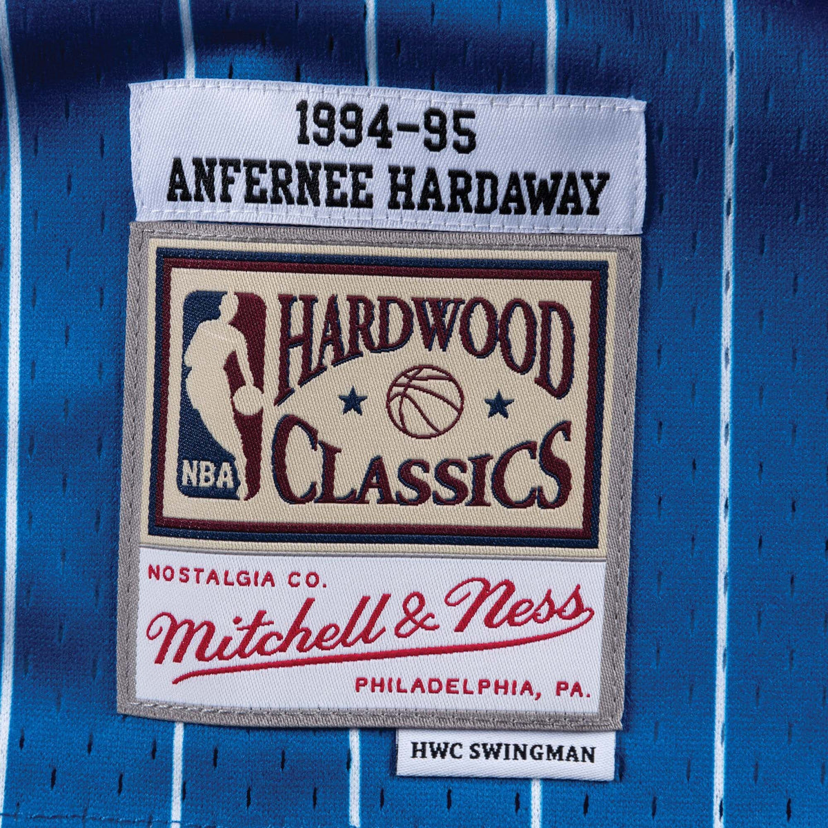 Anfernee Hardaway Orlando Magic Hardwood Classics Road Basketball Jersey - Mens