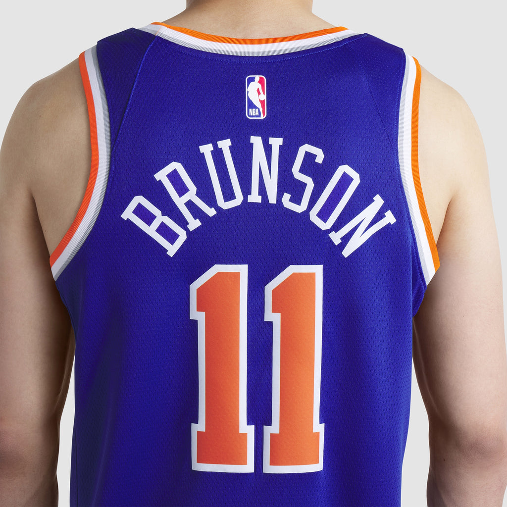 Jalen Brunson New York Knicks Replica Swingman Icon Basketball Jersey - Unisex