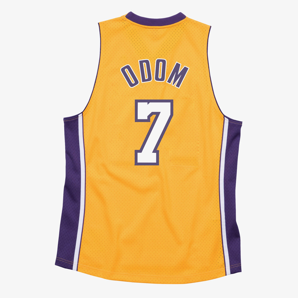 Lamar Odom Los Angeles Lakers 2009 - 10 Swingman Basketball Jersey