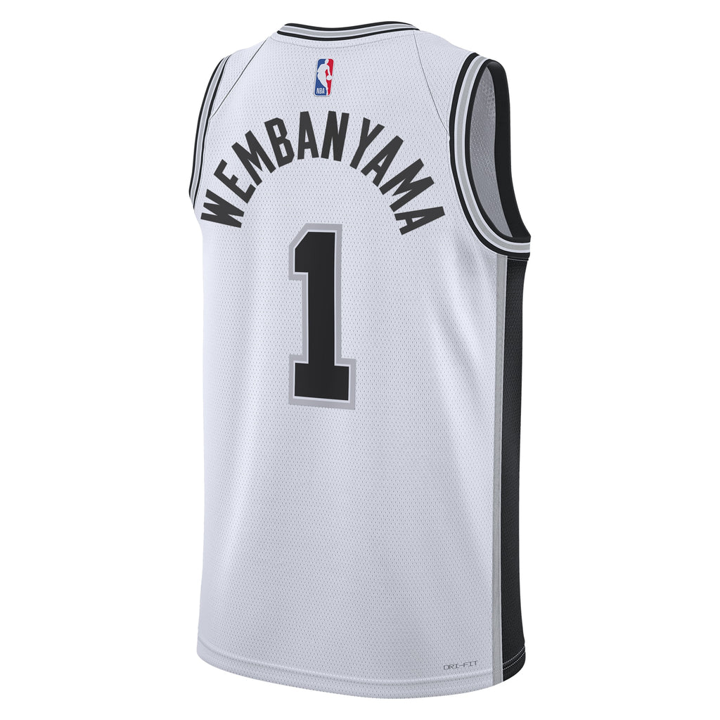 Victor Wembanyama San Antonio Spurs Association Edition Swingman Basketball Jersey - White - Unisex