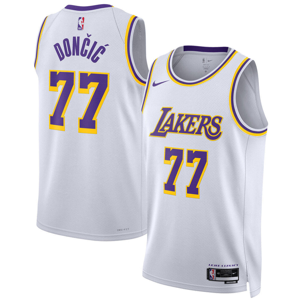 Luka Dončić Los Angeles Lakers Swingman Association Basketball Jersey - Unisex